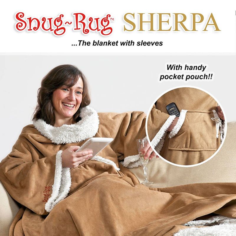 Foto van Snug-rug sherpa met mouwen