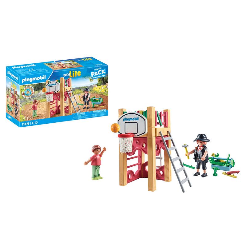 Foto van Playmobil my life starter pack timmerman op weg naar klus 71475