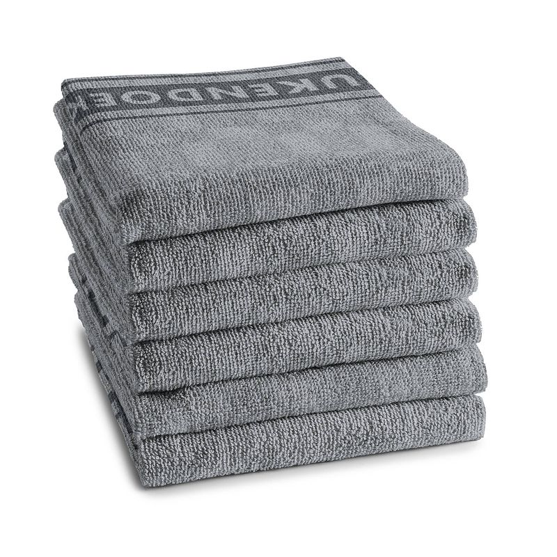 Foto van Ddddd pelle - keukendoek - 50x55 cm - grey - 6 stuks