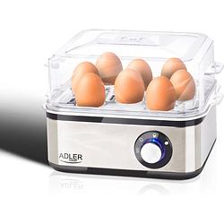 Foto van Eierkoker - eierkoker electrisch - geschikt voor 8 eieren - rvs