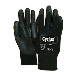 Foto van Cyclus tools montagehandschoenen nylon/pu unisex zwart