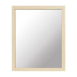Foto van Wandspiegel vierkant met houten frame 40 x 50 cm - spiegels