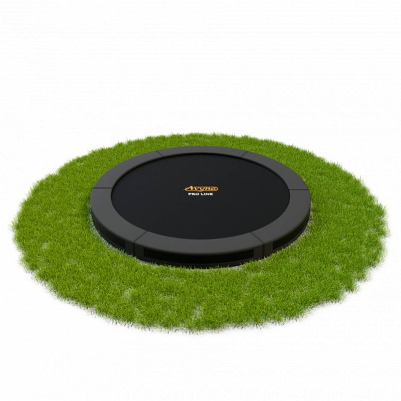 Foto van Avyna trampoline inground pro-line - ø 365 cm (12ft) - hd plus beschermrand - grijs