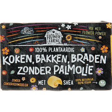 Foto van The flower farm koken, bakken, braden zonder palmolie 200g bij jumbo