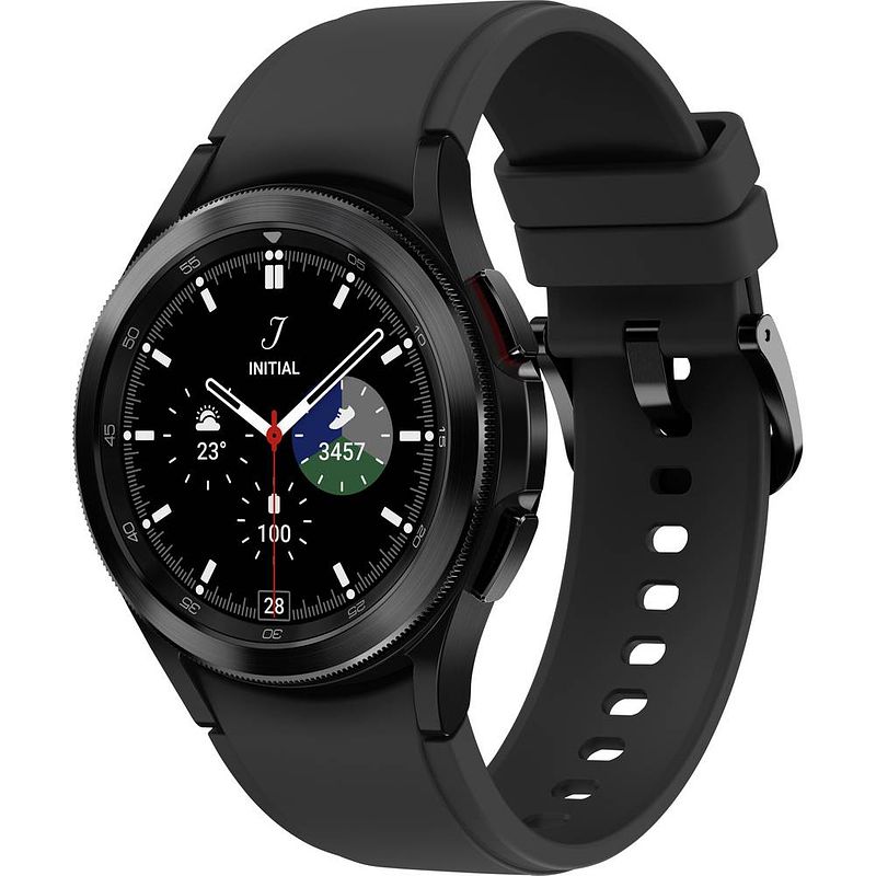 Foto van Samsung galaxy watch4 classic smartwatch 42 mm uni zwart