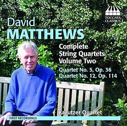 Foto van David matthews: complete string quartets volume 2 - cd (5060113440594)