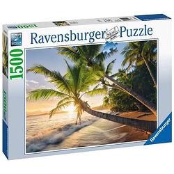 Foto van Ravensburger puzzel 1500 p - geheim strand