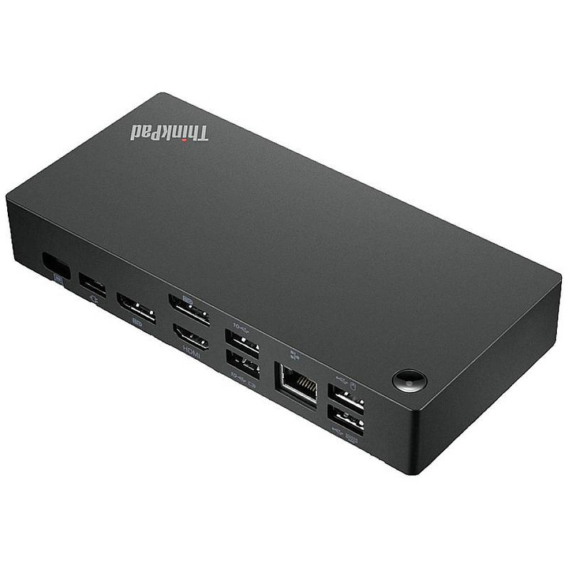 Foto van Lenovo 40ay0090eu usb-c dockingstation geschikt voor merk: lenovo thinkpad incl. laadfunctie