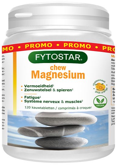 Foto van Fytostar chew magnesium kauwtabletten 120st