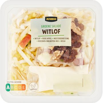 Foto van Jumbo groene salade witlof & appel 335g