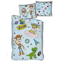 Foto van Disney dekbedovertrek toy story 140 x 200 cm microfiber blauw