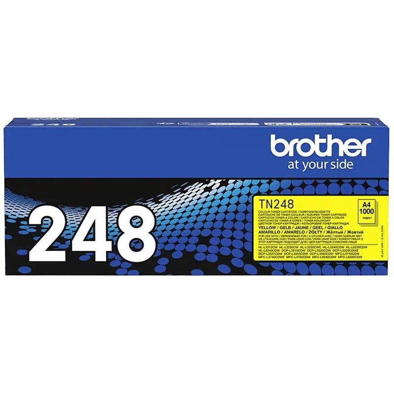 Foto van Brother tonercassette tn-248y tn248y origineel geel 1000 bladzijden