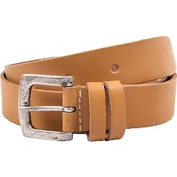 Foto van Kinderriem - riemen - caramel kleur - 3 cm - unisex - 100% leren - leder - riem maat 75