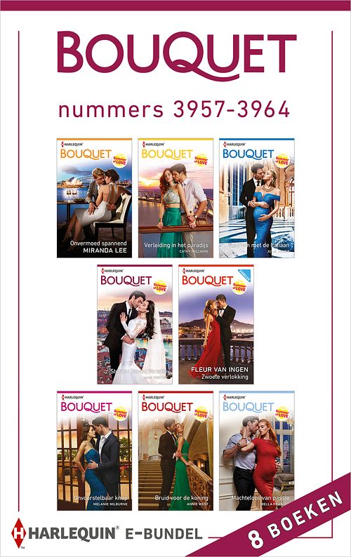 Foto van Bouquet e-bundel nummers 3957 - 3964 - annie west - ebook (9789402535310)