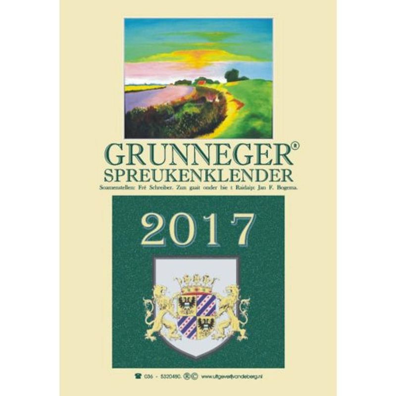 Foto van Grunneger spreukenklender / 2017