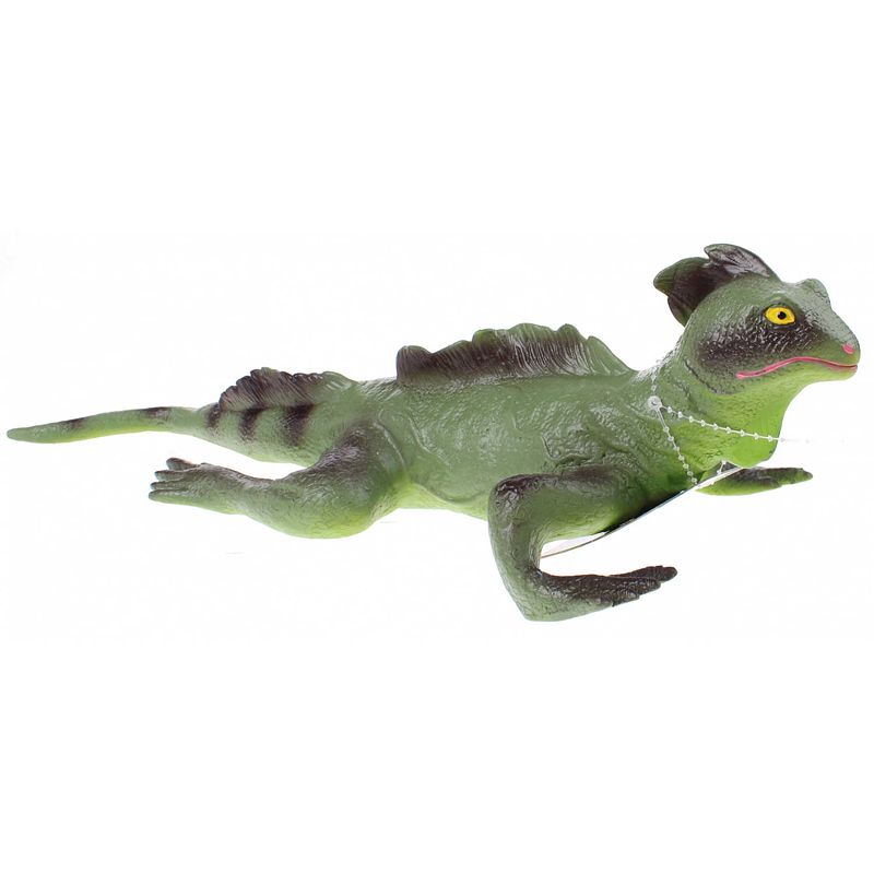 Foto van Johntoy hagedis animal world 38 cm groen