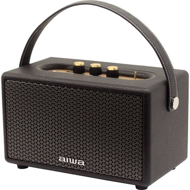 Foto van Aiwa rs-x50 diviner play 50 watt bluetooth speaker inclusief afstandsbediening, tws, usb -zwart