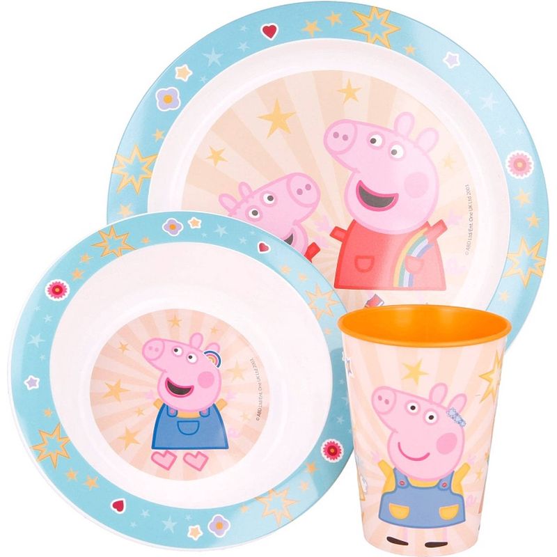 Foto van Peppa pig ontbijtset 3 delig