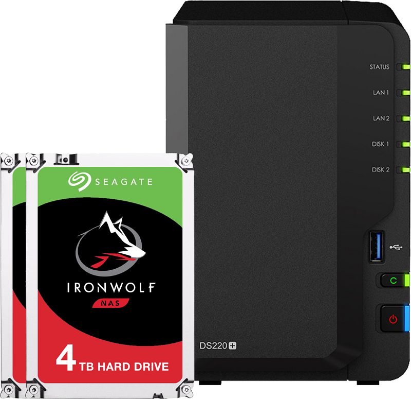 Foto van Synology ds220+ + 8tb