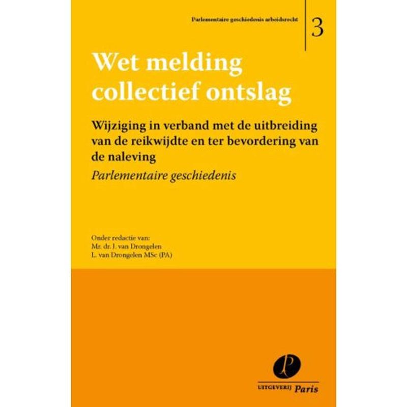 Foto van Wet melding collectief ontslag - parlementaire