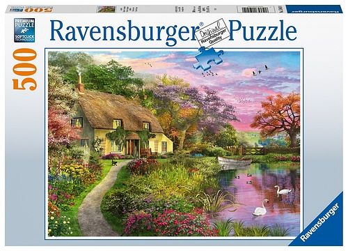 Foto van Puzzle 500 p - landhuis