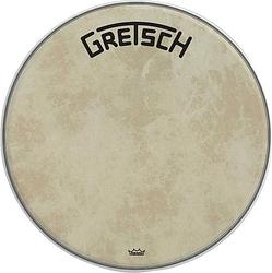 Foto van Gretsch drums broadkaster logo fiberskyn resonantievel 24 inch