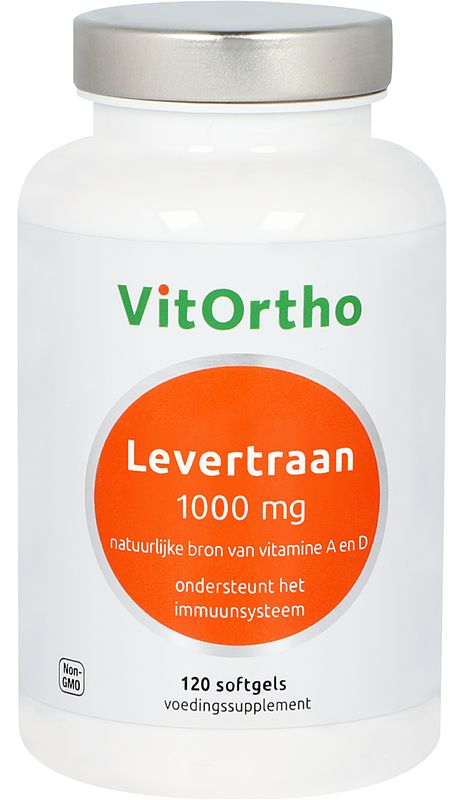 Foto van Vitortho levertraan 1000 mg softgels