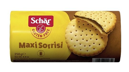 Foto van Schar maxi sorrisi biscuits met cacaocrème glutenvrij