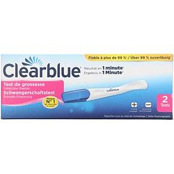 Foto van Clearblue zwangerschapstest snelle detectie, 2 stuks bij jumbo