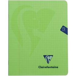 Foto van Clairefontaine schrift mimesys voor ft a5, 72 bladzijden, kaft in pp, geruit 5 mm, geassorteerde kleuren