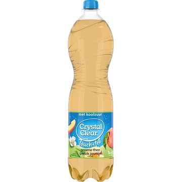 Foto van Crystal clear groene thee perzik jasmijn 1500ml bij jumbo