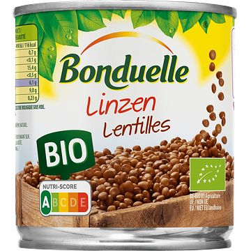 Foto van Bonduelle linzen bio 160g bij jumbo