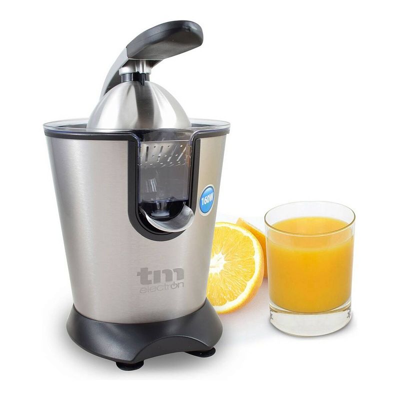 Foto van Elektrische juicer tm electron roestvrij staal 160 w