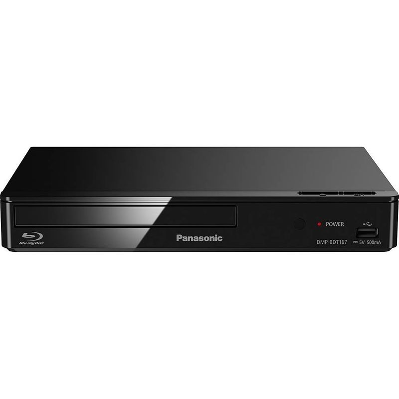 Foto van Panasonic dmp-bdt167 3d-blu-ray-speler full hd up-scaling zwart