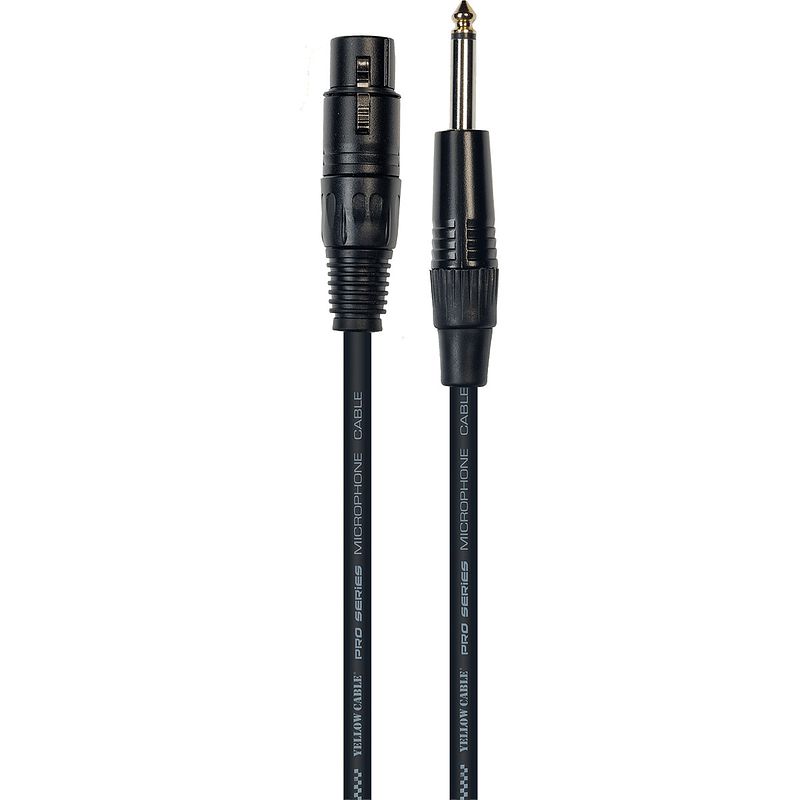 Foto van Yellow cable m05j 6.3 mm ts jack male - xlr female, 5m