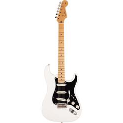 Foto van Fender made in japan hybrid ii stratocaster mn arctic white elektrische gitaar met gigbag