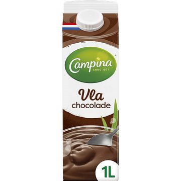 Foto van Campina chocolade vla 1l bij jumbo