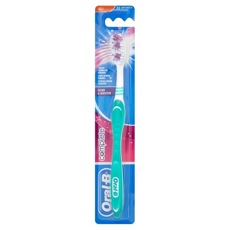 Foto van Oral-b complete clean & sensitive tandenborstel