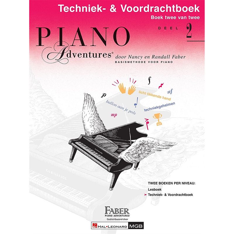 Foto van Hal leonard piano adventures: techniek & voordrachtboek deel 2 nederlandstalige editie