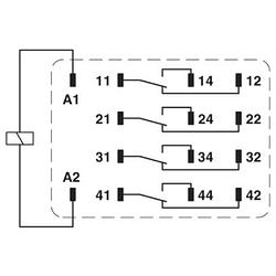 Foto van Phoenix contact rel-ir4/ldp- 48dc/4x21 industrieel relais 10 stuk(s)