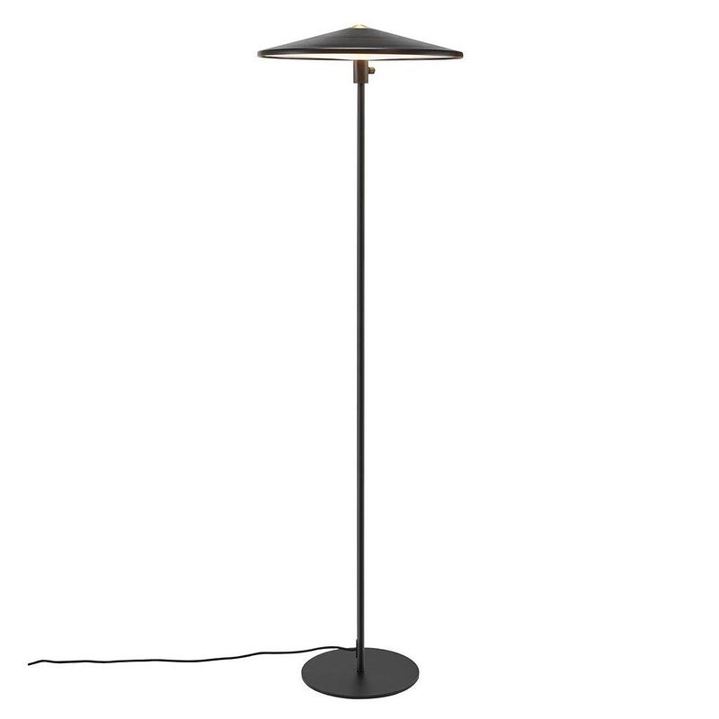 Foto van Nordlux vloerlamp balance ø 42 cm h 140 cm 3 step dim zwart