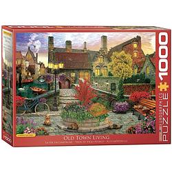 Foto van Eurographics puzzel old town living - dominic davison - 1000 stukjes