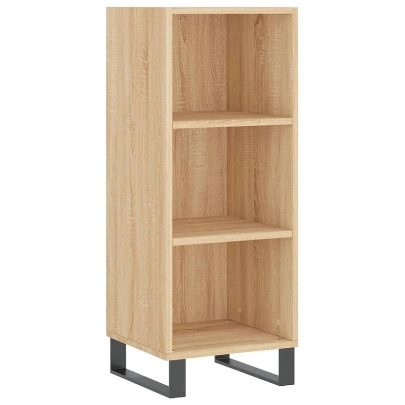 Foto van Vidaxl dressoir 34,5x32,5x90 cm bewerkt hout sonoma eikenkleurig