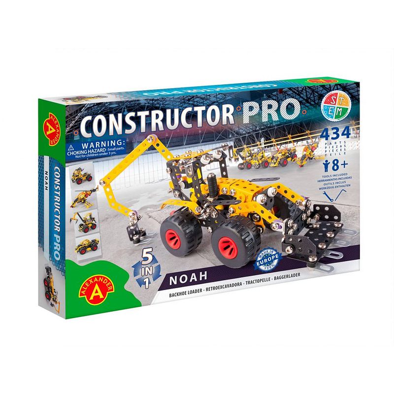 Foto van Alexander toys constructor pro - noah - 434pcs