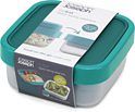 Foto van Joseph joseph go eat compact saladebox 3 in 1