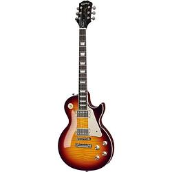 Foto van Epiphone les paul standard 60s figured fireball elektrische gitaar met premium gigbag