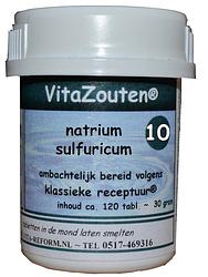 Foto van Vita reform vitazouten nr. 10 natrium sulfuricum 120st