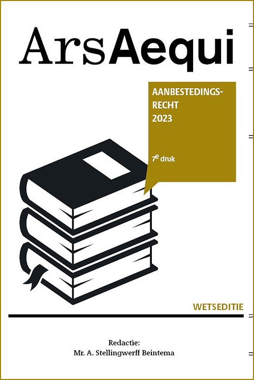 Foto van Aanbestedingsrecht 2023 - paperback (9789493199910)