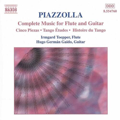 Foto van Piazzolla: complete music for flute & guitar - cd (0636943476024)