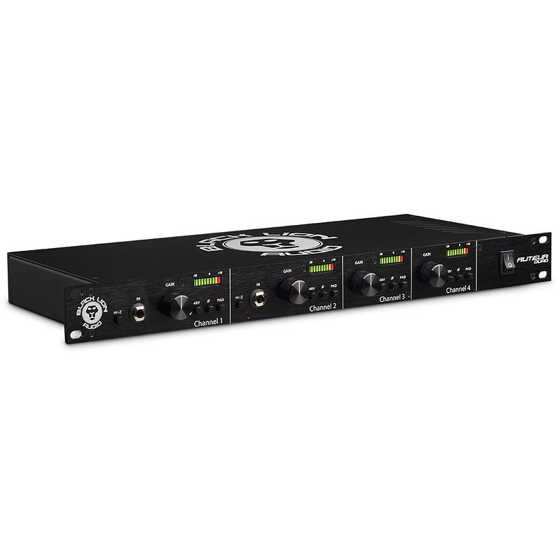 Foto van Black lion audio auteur quad microfoon voorversterker